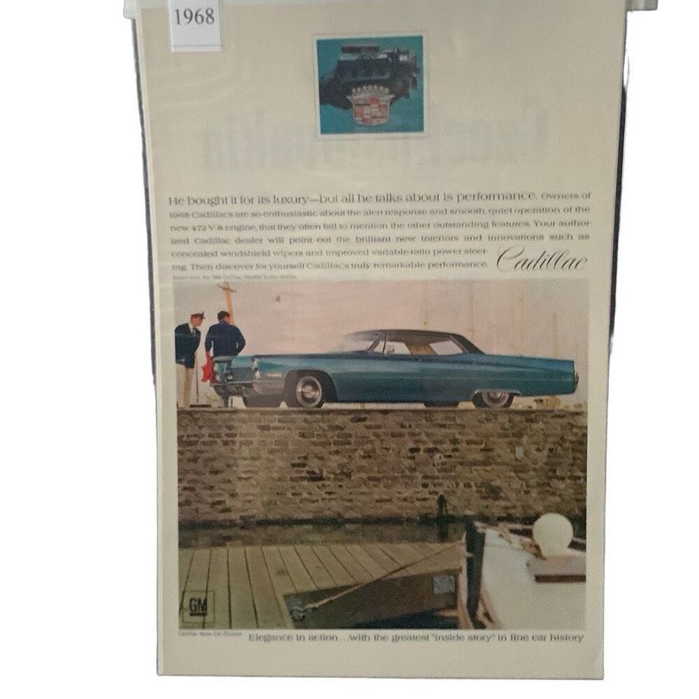 Vintage 1969 Cadillac Hardtop Sedan DeVille Ad Advertisement